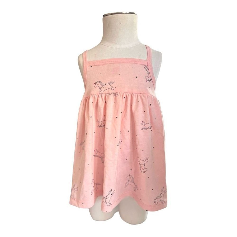 NWT Baby Girls First Impressions Unicorn Sleeveless Dress - Sz 6-9 mo